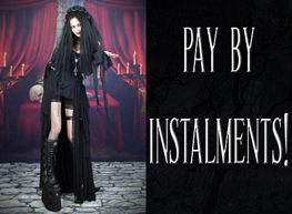 Need that special gown, or want to place a big order?  Now you can pay by instalments!