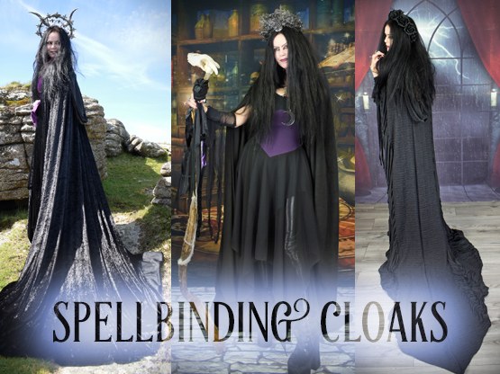 Epic witchy cloaks, only from Moonmaiden!