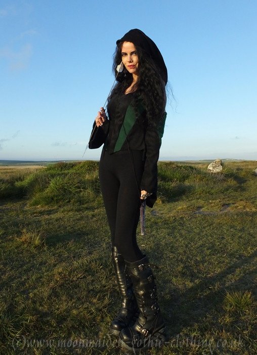 Elven Huntress Hoodie £45.00 Gothic Clothing by Moonmaiden
