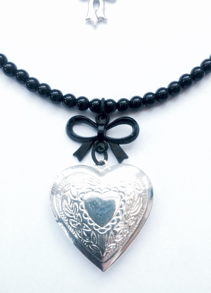 The Secret In My Heart  Romantic gothic necklace