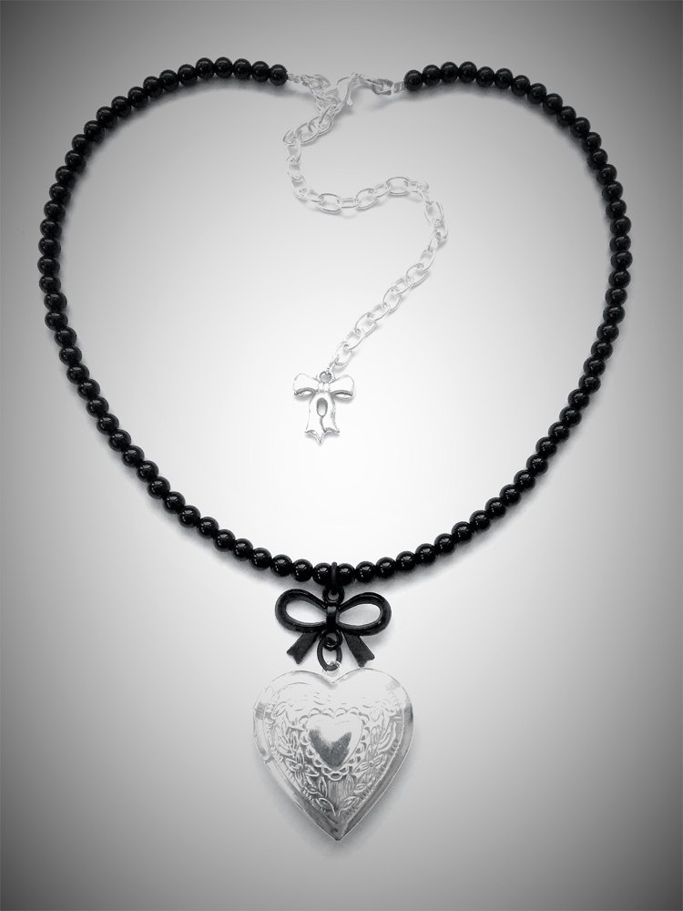 The Secret In My Heart  Romantic gothic necklace