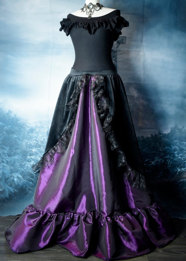 Blackdeath Skirt and Pipistrelle Top by Moonmaiden Gothic Clothing