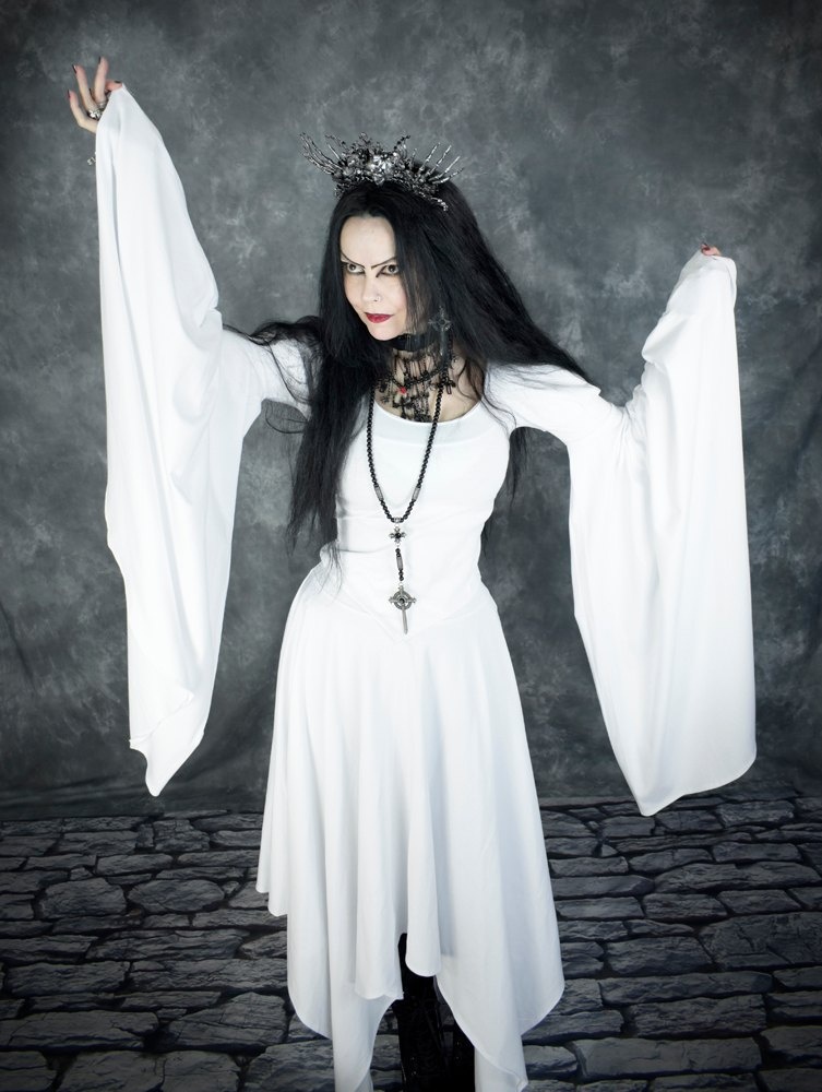 Cotton Elvenwitch Skirt - Cotton Lycra elven witchy skirt by Moonmaiden Gothic Clothing