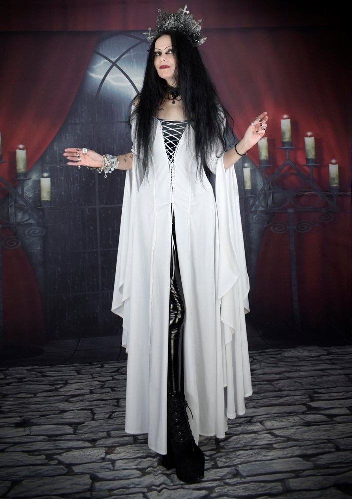 Confessor Gown - Legend of the Seeker Mother Confessor Kahlan Amnell Dress Cosplay Costume by Moonmaiden Gothic Clothing