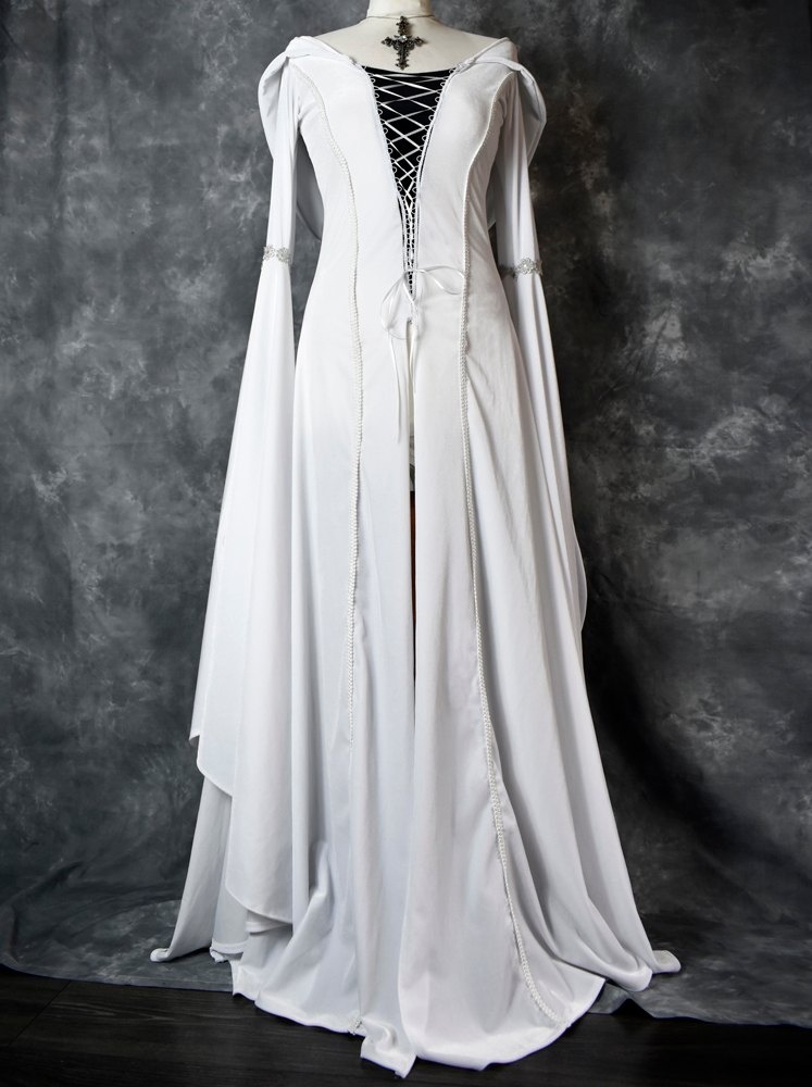 Confessor Gown - Legend of the Seeker Mother Confessor Kahlan Amnell Dress Cosplay Costume by Moonmaiden Gothic Clothing