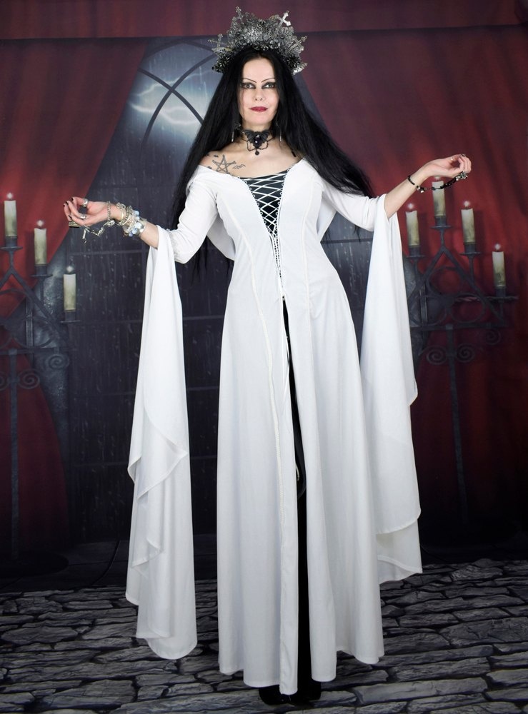 Confessor Gown - Legend of the Seeker Mother Confessor Kahlan Amnell Dress Cosplay Costume by Moonmaiden Gothic Clothing