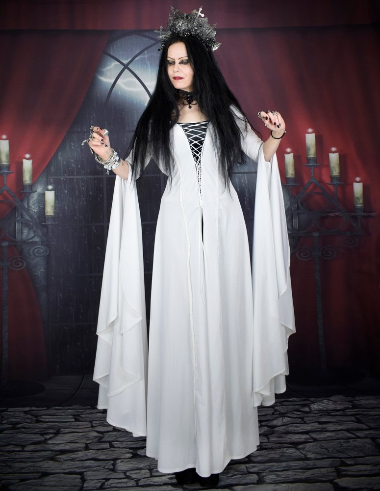 Confessor Gown - Legend of the Seeker Mother Confessor Kahlan Amnell Dress Cosplay Costume by Moonmaiden Gothic Clothing