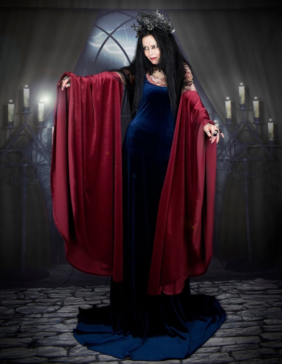 Blood red store dress