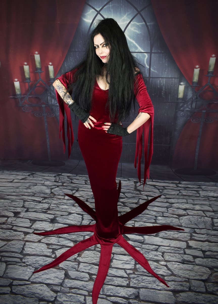 Morticia Roja Dress - Morticia's Mazurka Dress from Addams Family 2019!
