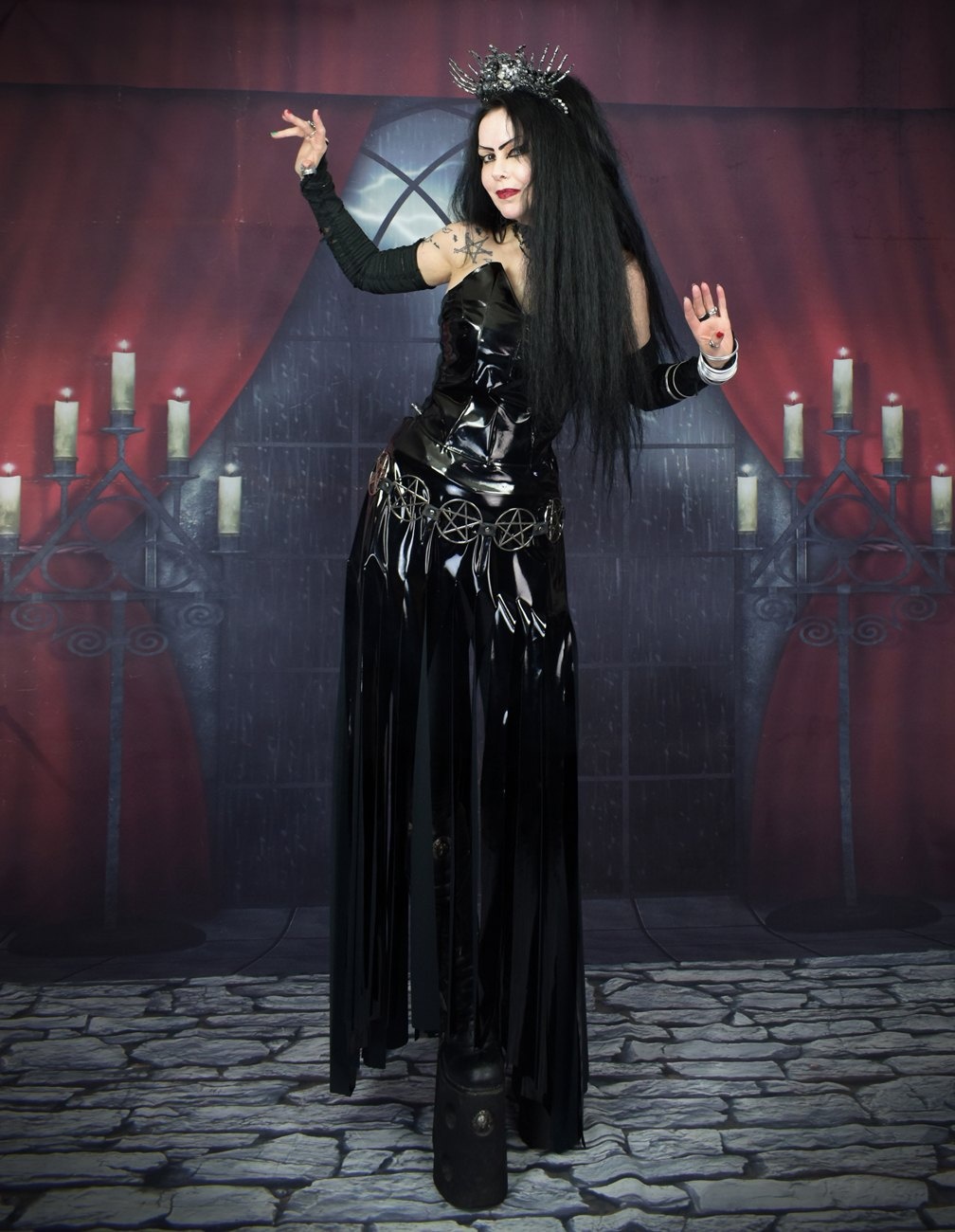 This Korrosion Ensemble - Patricia Morrison This Corrosion Cosplay Costume by Moonmaiden Gothic Clothing