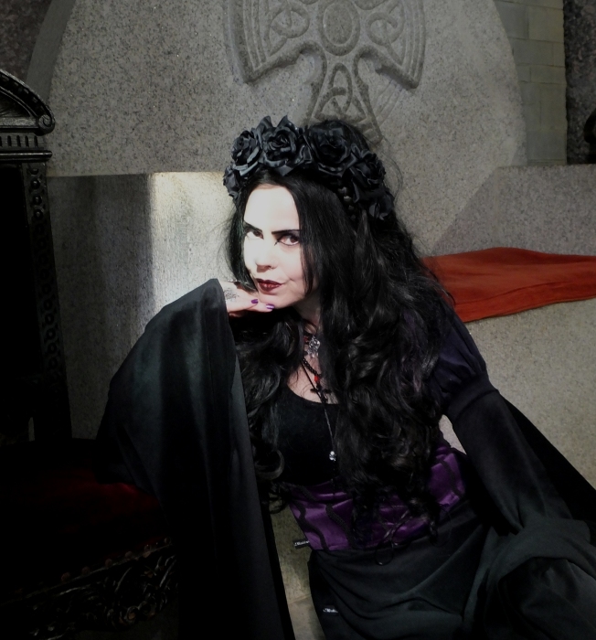 My Beautiful Gothic Cross and Skull Adjustable Necklace