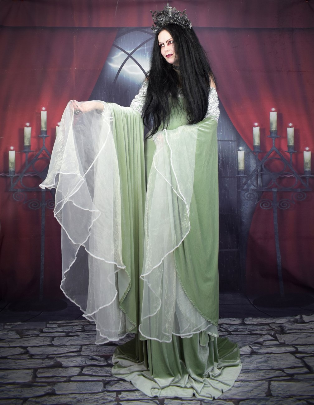 Arwen Undomiel Coronation Gown - Lord of the RIngs cosplay elven costume by Moonmaiden Gothic Clothing