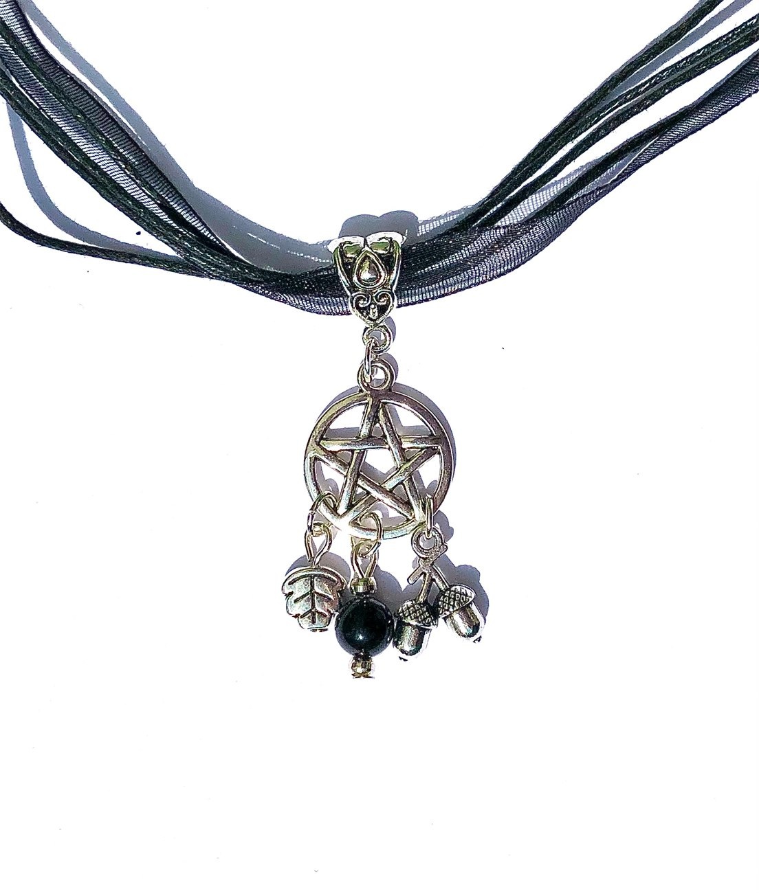 My Beautiful Gothic Nature Wytch Necklace with Black Onyx