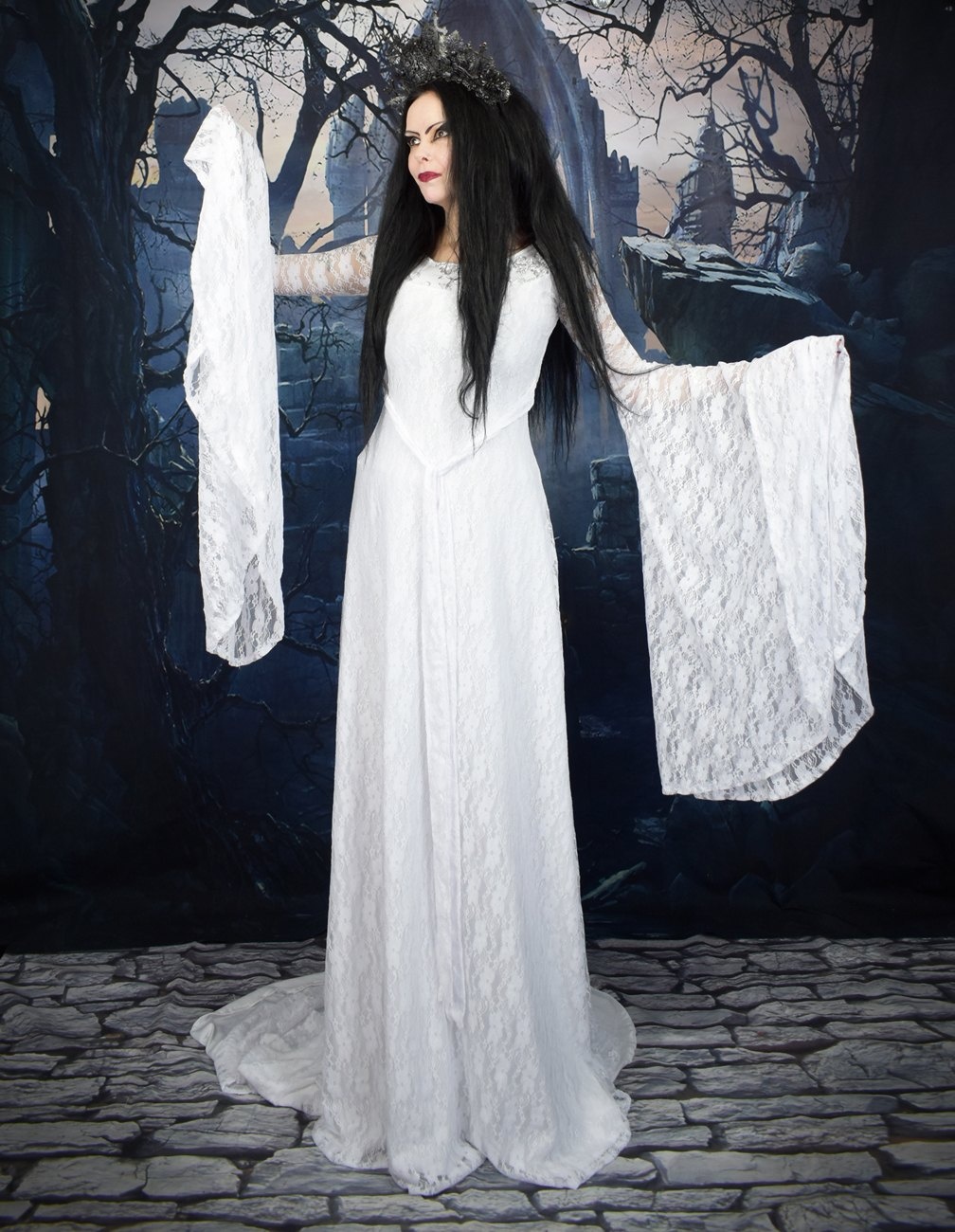 Mirror of Galadriel Gown - Lord of the Rings Elven Cosplay dress by Moonmaiden Gothic Clothing