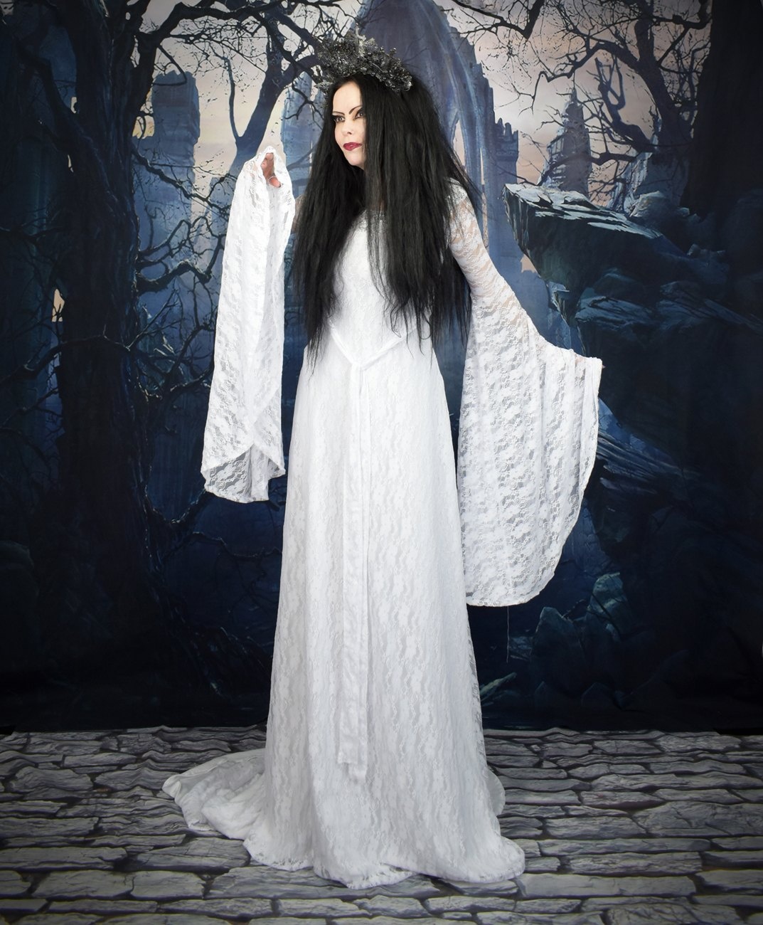 Mirror of Galadriel Gown - Lord of the Rings Elven Cosplay dress by Moonmaiden Gothic Clothing