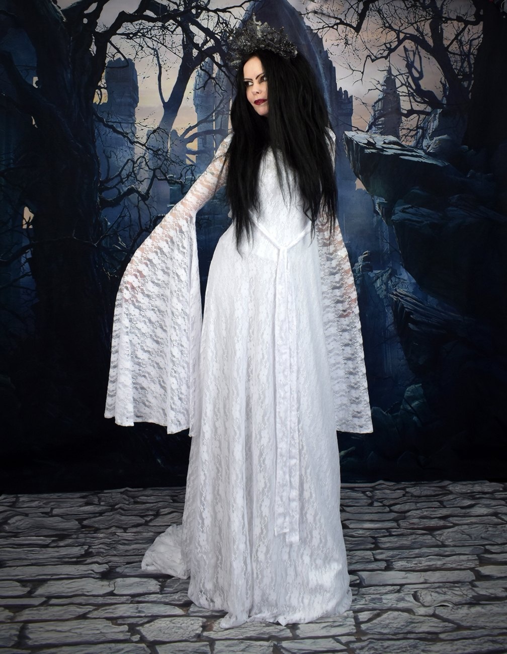 Mirror of Galadriel Gown - Lord of the Rings Elven Cosplay dress by Moonmaiden Gothic Clothing