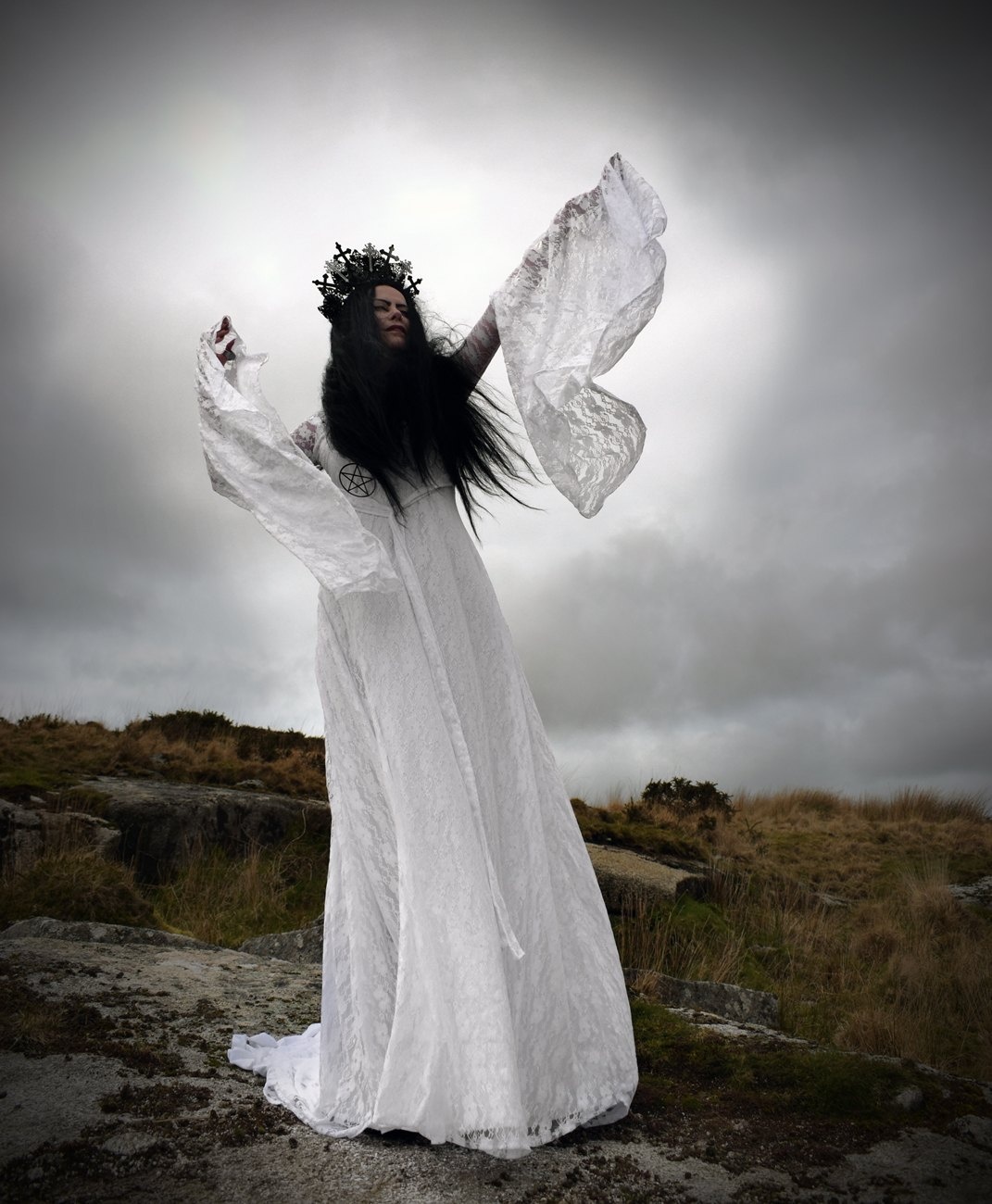 Mirror of Galadriel Gown - Lord of the Rings Elven Cosplay dress by Moonmaiden Gothic Clothing