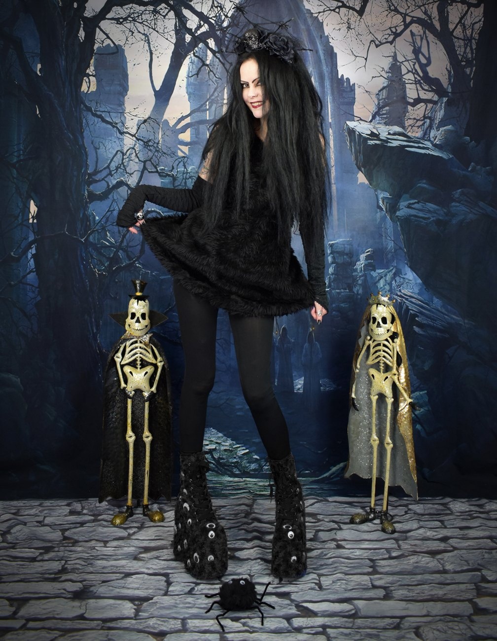 Mad Monster Party Monster's Mate Minidress - cosplay costume by Moonmaiden Gothic Clothing