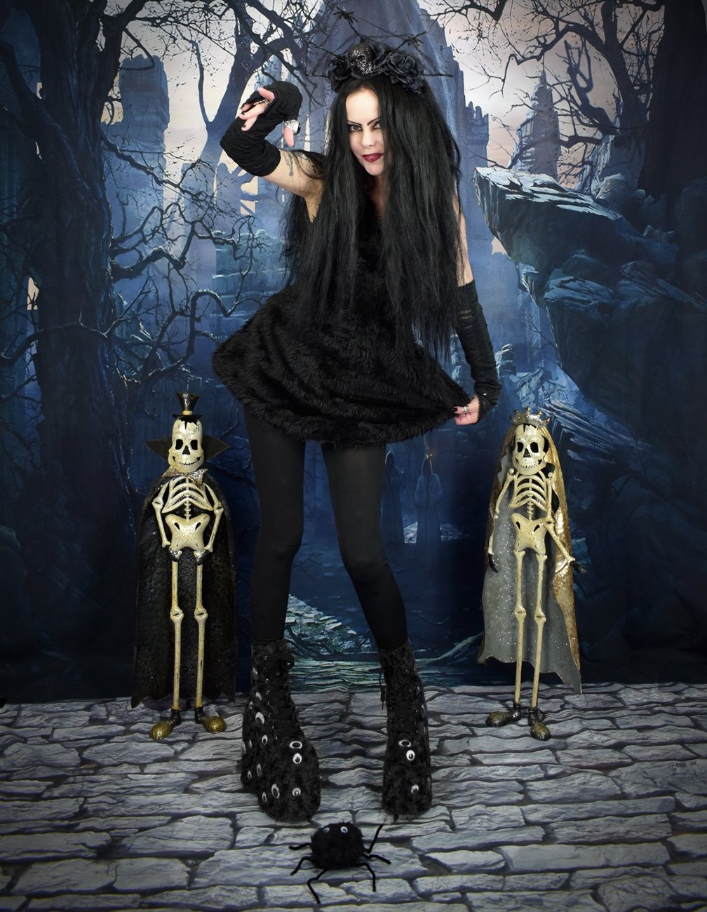 Mad Monster Party Monster's Mate Minidress - cosplay costume by Moonmaiden Gothic Clothing
