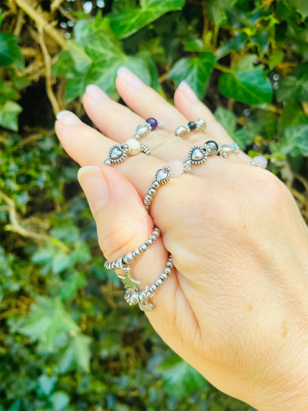 Black Onyx Ring by My Beautiful Gothic