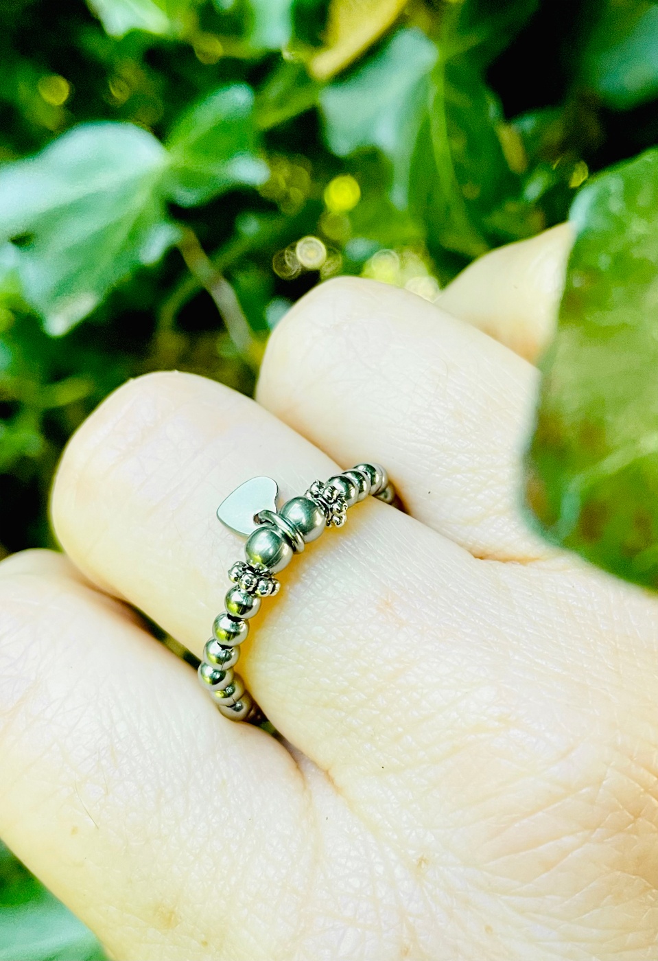 Heart Charm Ring My Beautiful Gothic