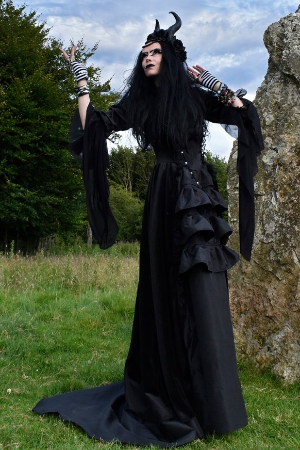 Princess Karma Gown - Bloodborne inspired goth dress by Moonmaiden Gothic  Clothing