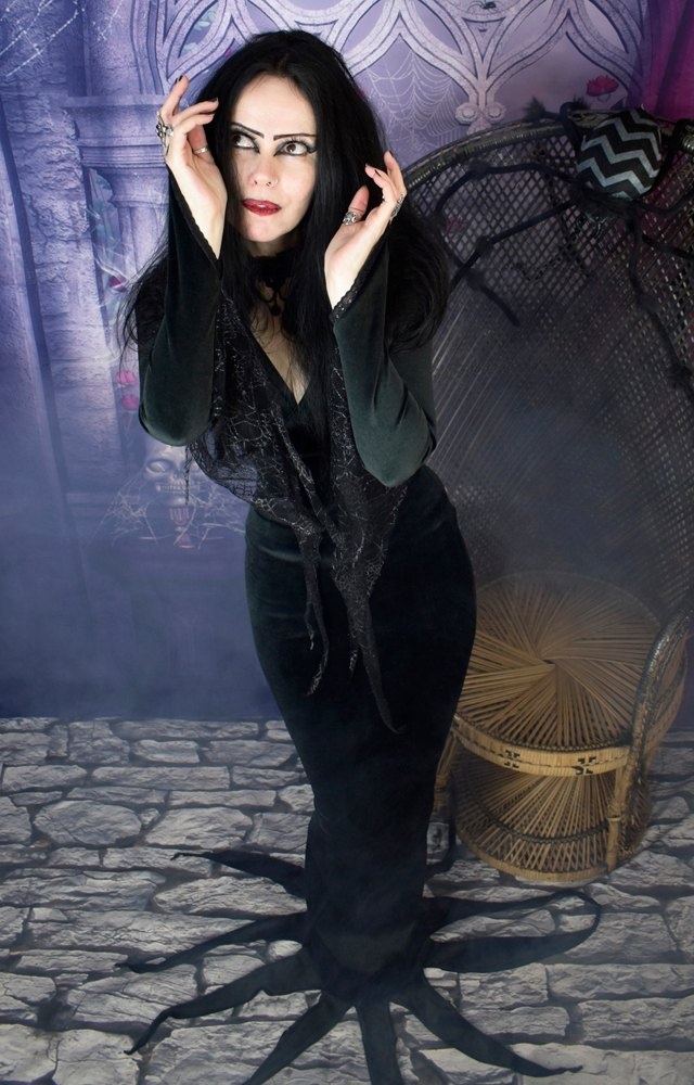 Moonshadow Morticia Dress