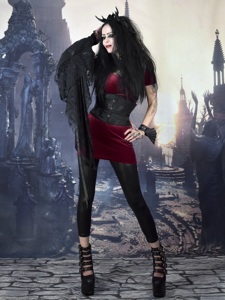 Little Voodoo Doll Mini Dress