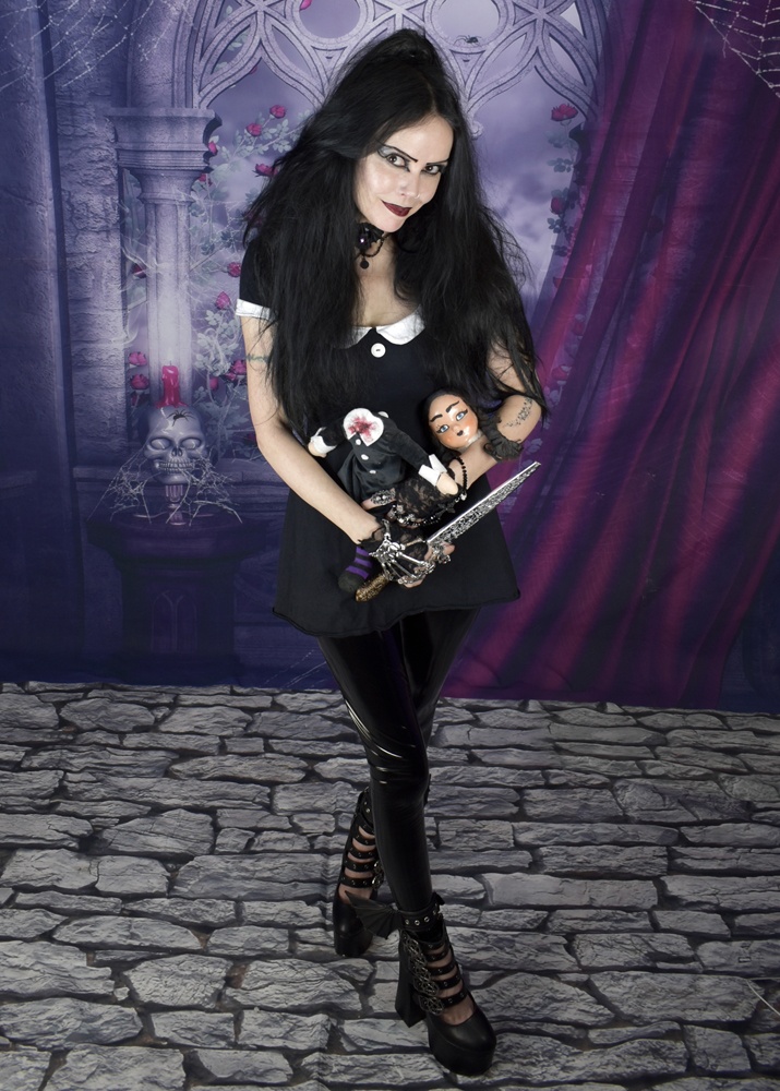 Widow Wednesday Addams Minidress