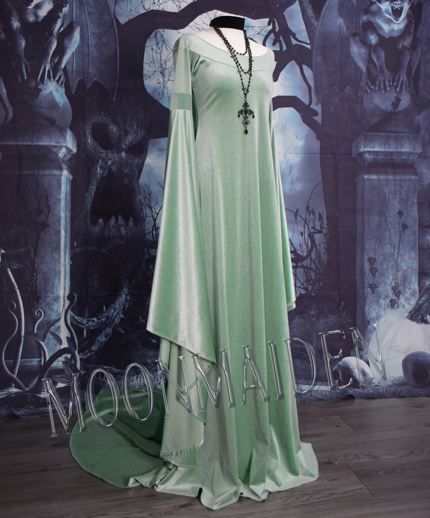Celebrian Gown in Rivendell Green