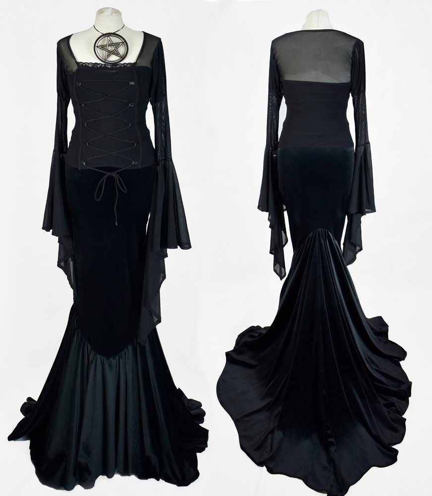 Renaissance Mesh Top and Eviscerella Skirt by Moonmaiden Gothic Clothing