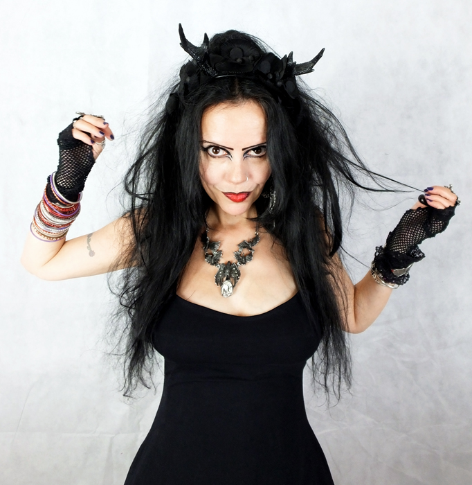 Little Black Raven Mini Dress