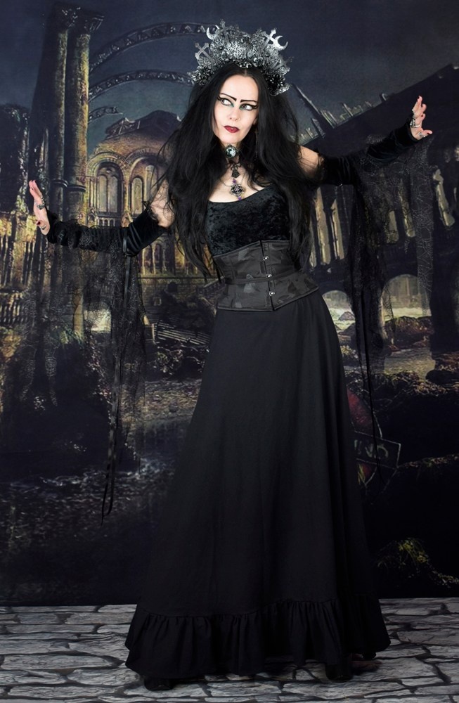 Witch's Tears Skirt by Moonmaiden Gothic Clothing