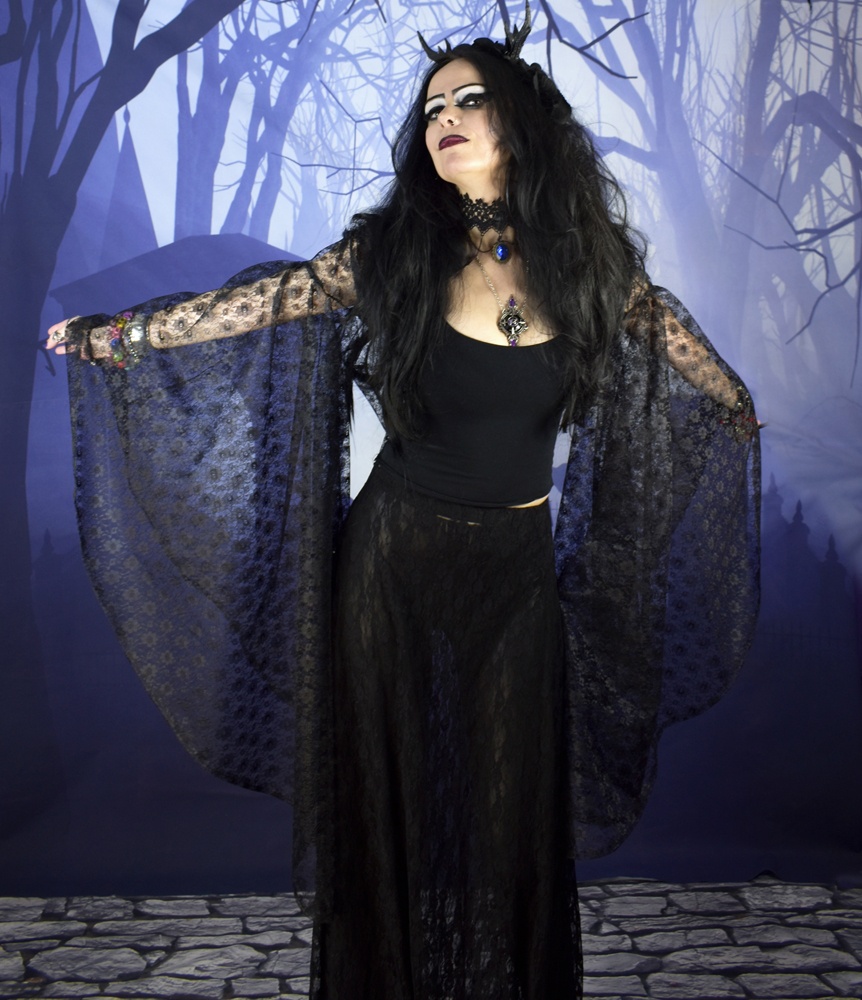 Lacewitch Skirt by Moonmaiden Gothic Clothing
