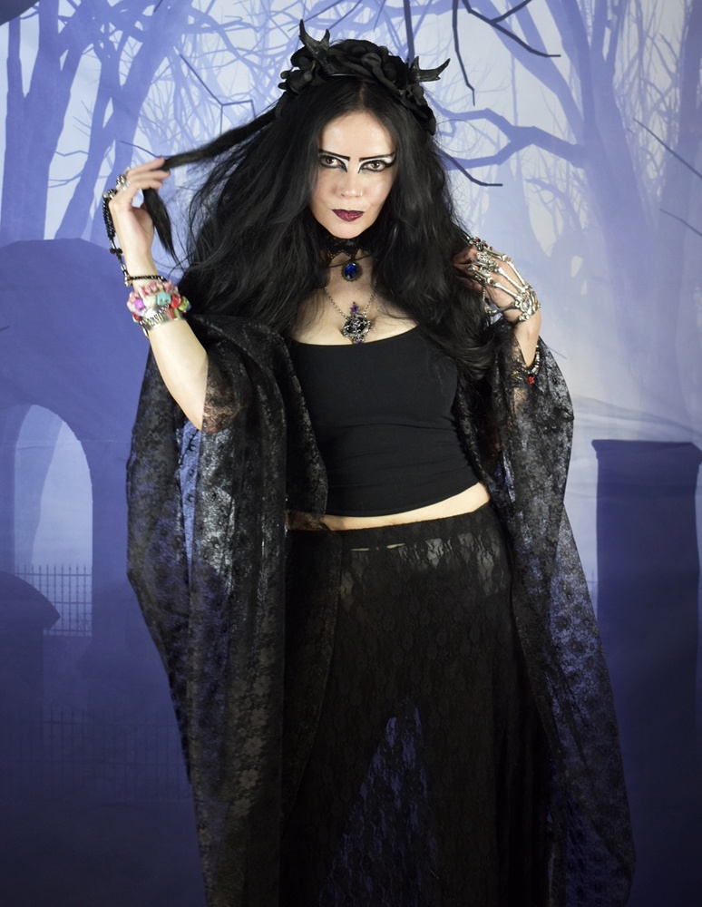 Lacewitch Skirt by Moonmaiden Gothic Clothing