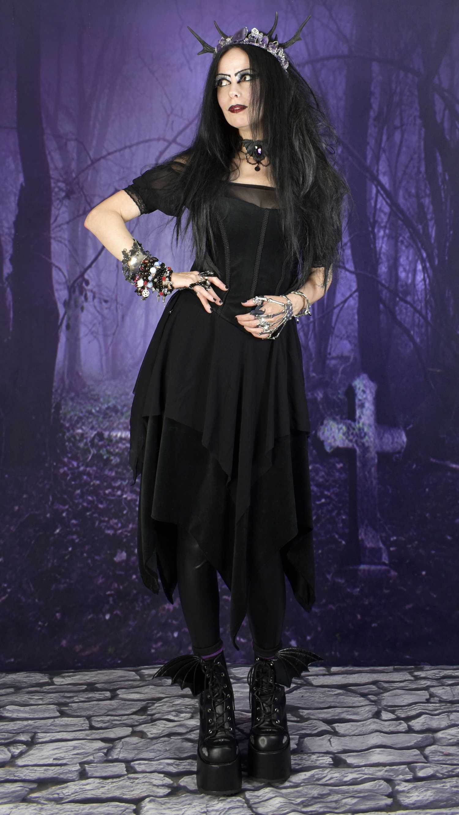 Gotherella Dress by Moonmaiden Gothic Clothing
