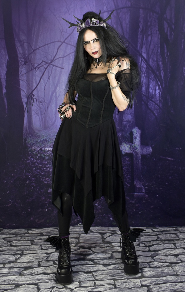 Gotherella Dress by Moonmaiden Gothic Clothing