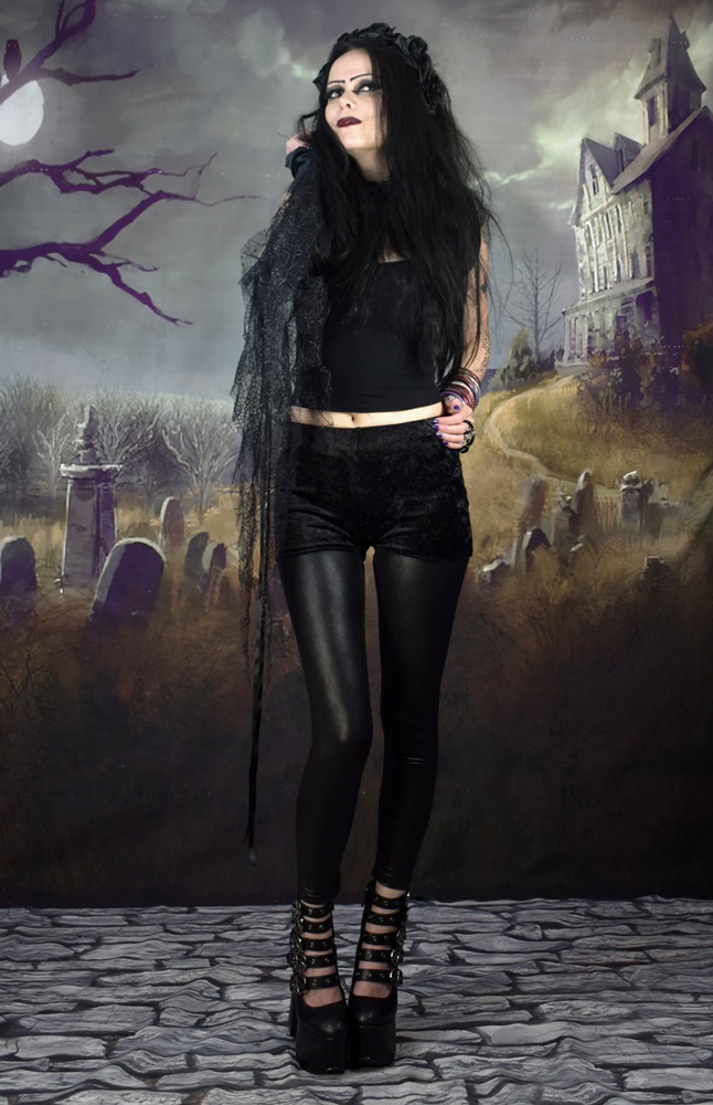Hotter Hotpants - goth witch hot pants by Moonmaiden Gothic Clothing