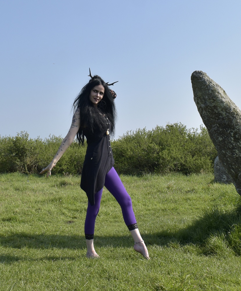Wonderfully Witchy Leggings by Moonmaiden Gothic Clothing