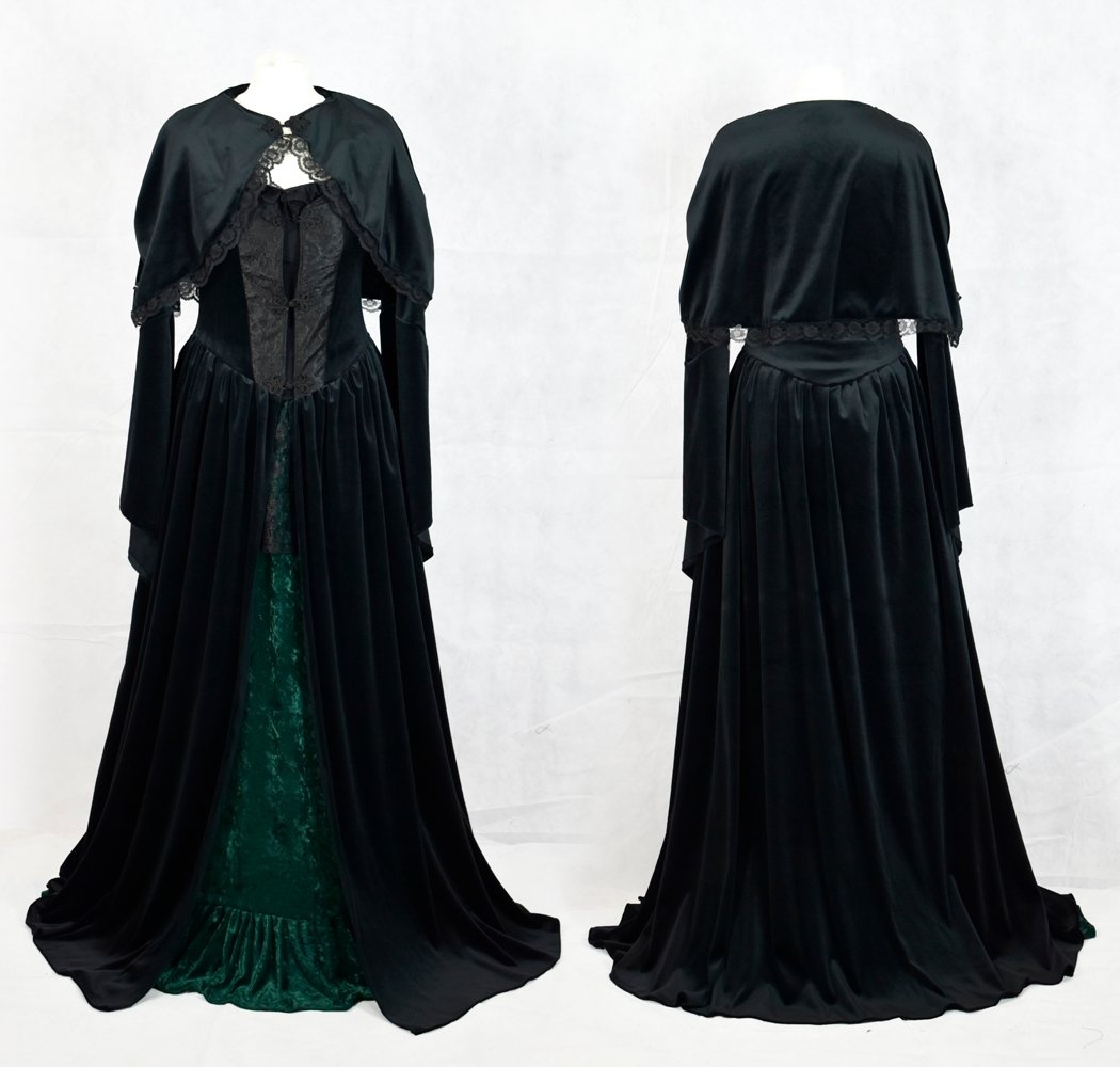 Adella Coat - steamed velvet steampunk Bloodborne inspired coat by Moonmaiden Gothic Clothing