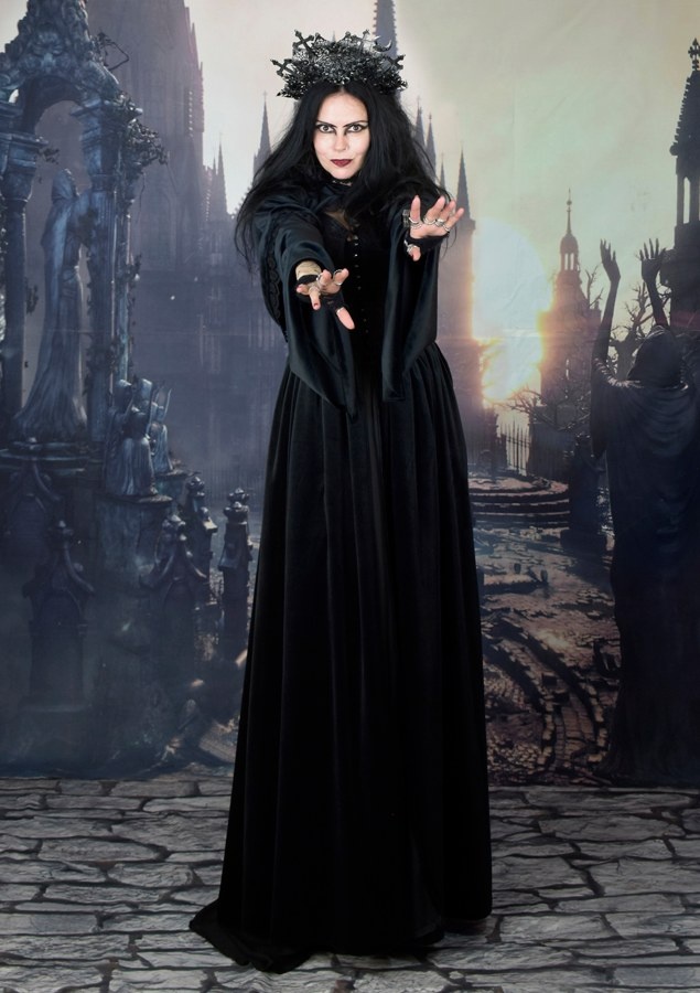 Adella Coat - bloodborne inspired steampunk goth coat by Moonmaiden Gothic Clothing