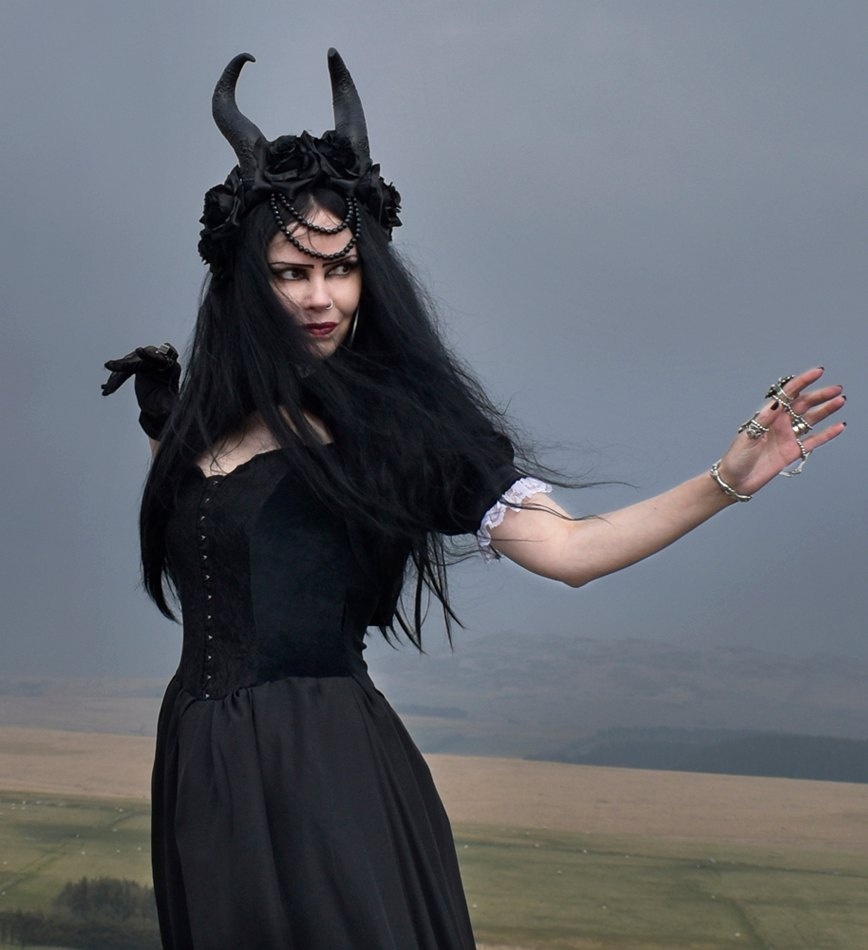 Princess Spookerina Bolero - steamed velvet and lace goth witch steampunk bolero by Moonmaiden Gothic Clothing