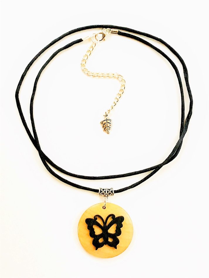 My Beautiful Gothic Butterfly Wrap-Around Necklace