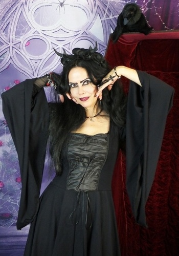 My Beautiful Gothic Moon Fairy Adjustable Necklace