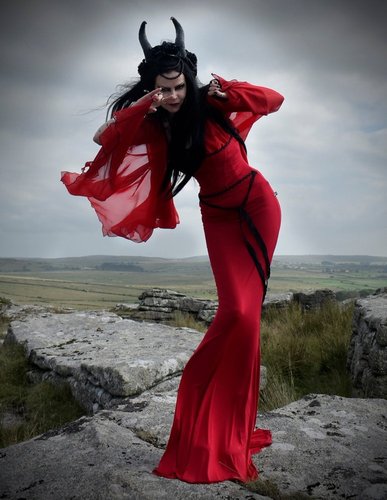 Scarlet Lily Gown