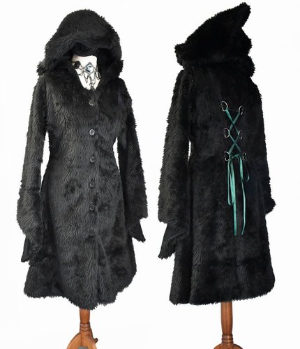Custom Knee Length Furrywydan II Coat