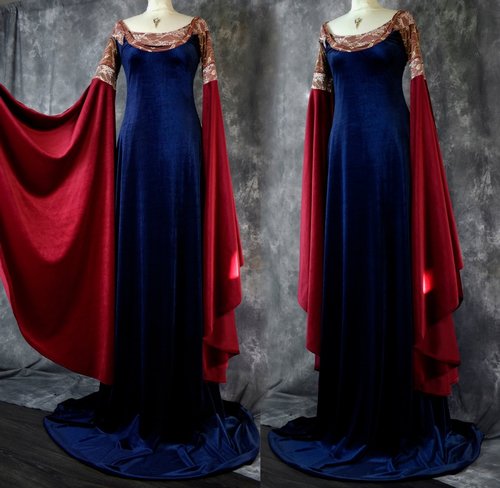Arwen Undomiel Blood Red Gown
