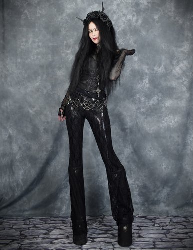 Lace Bootcut Trousers