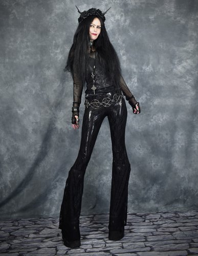 Lace Bootcut Trousers