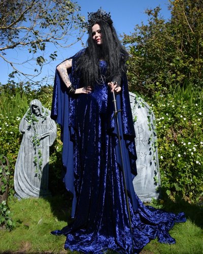 Velvet Fae of the Falls Gown